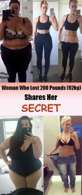 Lady Who Lost 200 Pounds (92kg) Shares Her Secret