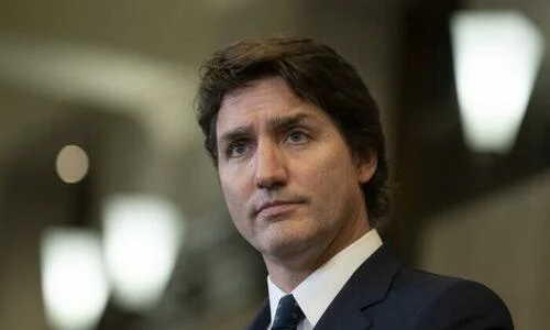 Prime Minister Justin Trudeau listens to a question during a news conference in Ottawa, Feb.17, 2023.