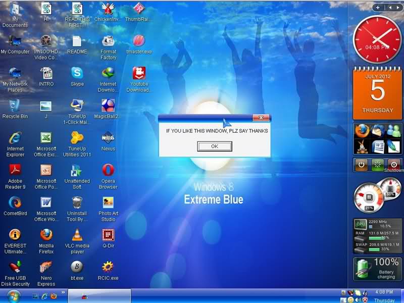 Windows XP 8 Extreme Blue SP3 2012 | Download Free ...