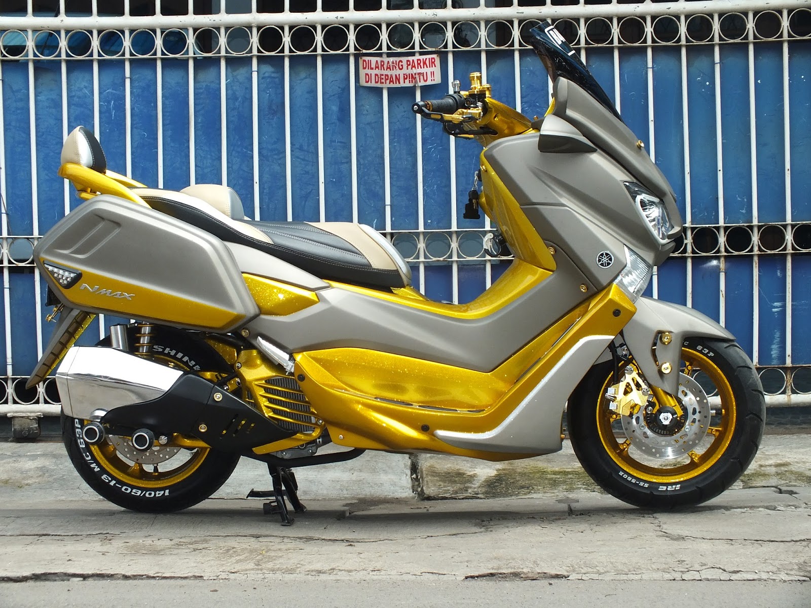 Ngecat MOTOR YAMAHA NMAX CUSTOM CAT Pesanan Mr Echwan Jakarta