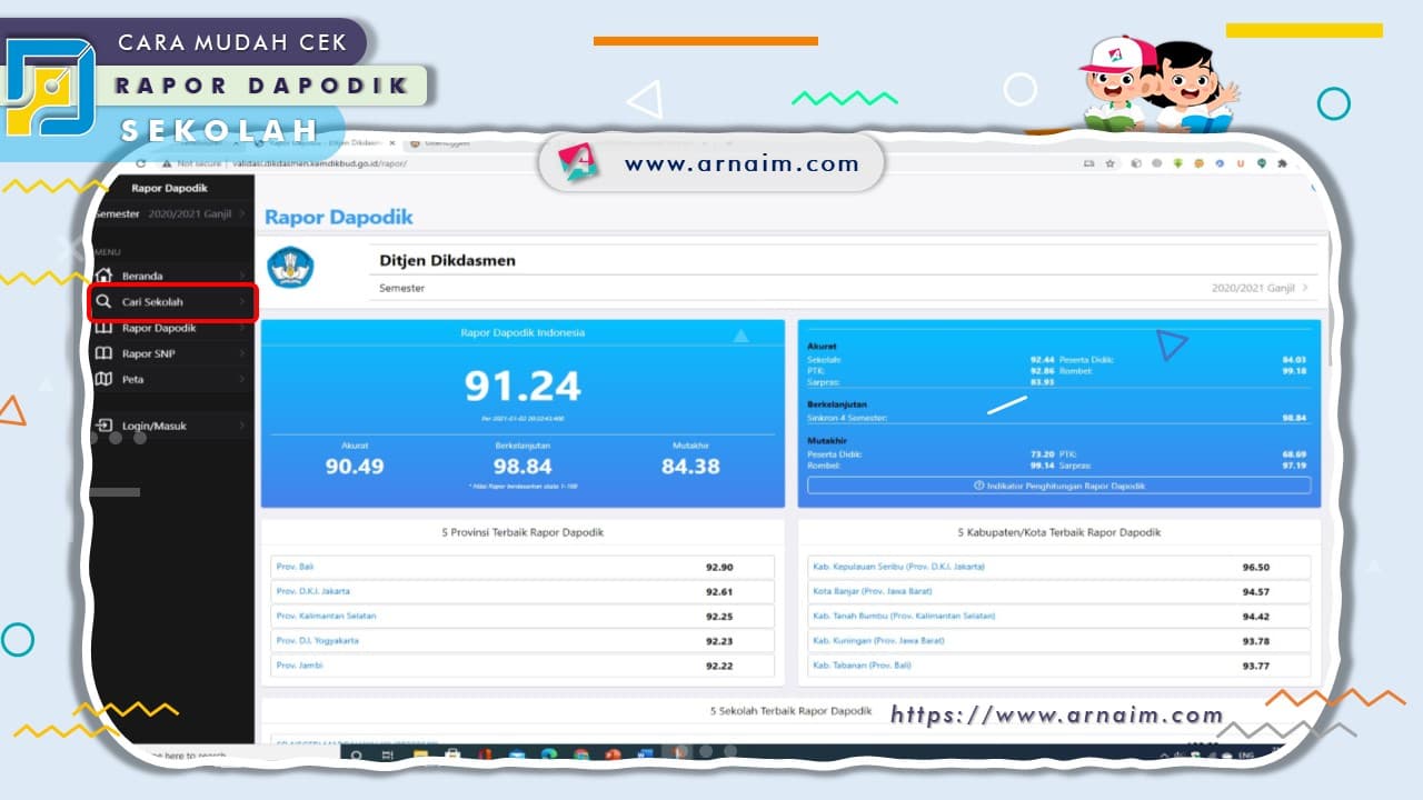 ARNAIM.COM - CARA MUDAH CETAK RAPOR DAPODIK SEKOLAH (5)