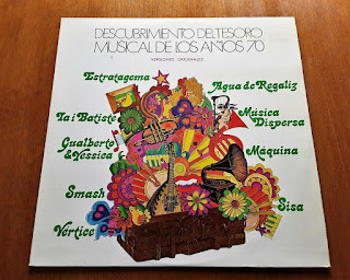Various‎"Descubrimiento Del Tesoro Musical De Los Años 70" 1978 LP Compilation Spain Psych Folk Rock