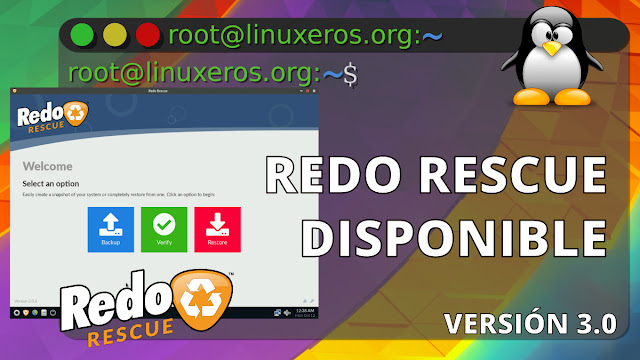 Disponible Redo Rescue 3.0 basada en Debian Buster