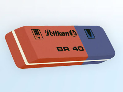 Gomma rossoblu della Pelikan BR 40