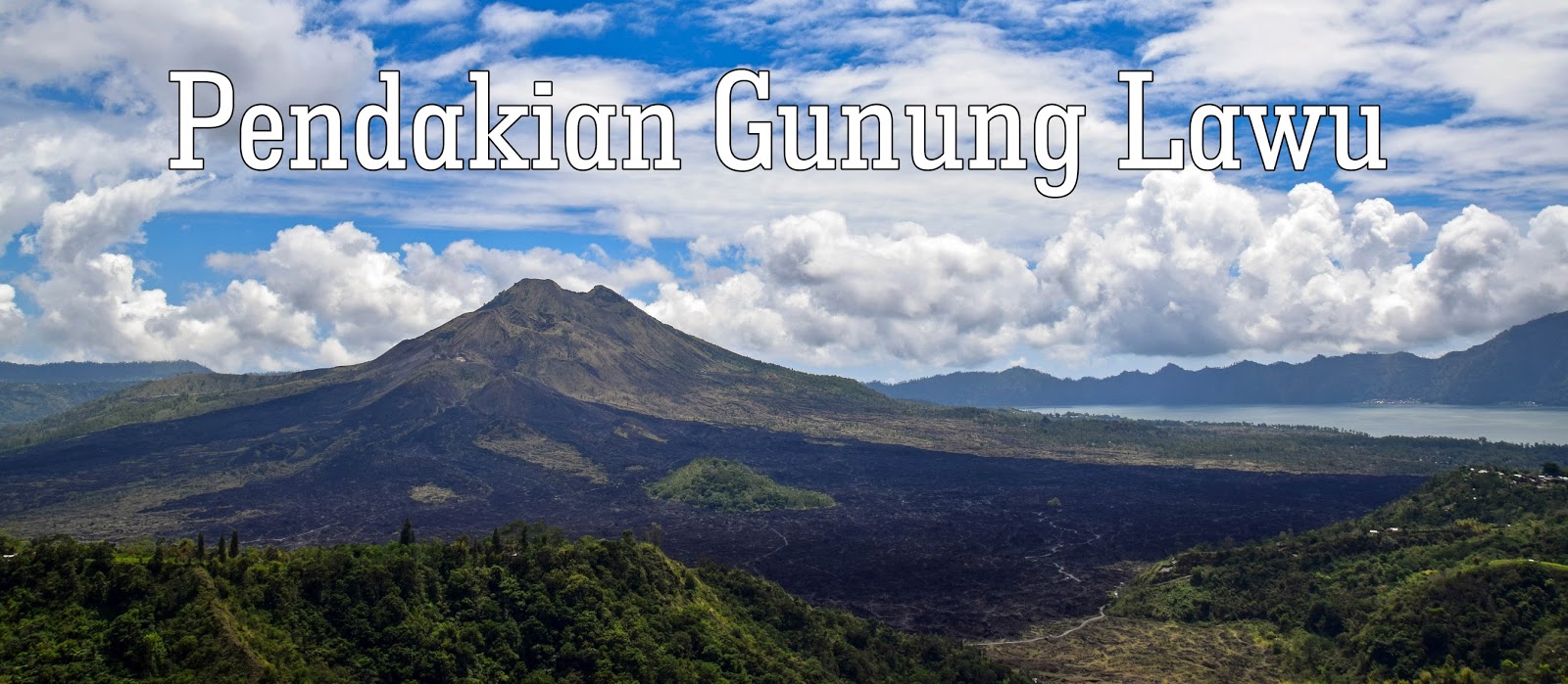 Pemandangan Gunung Lawu Sore Ini