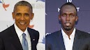 When Usain Bolt meets Barack Obama