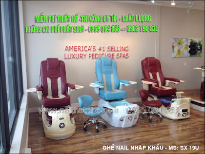 showroom ghế nail