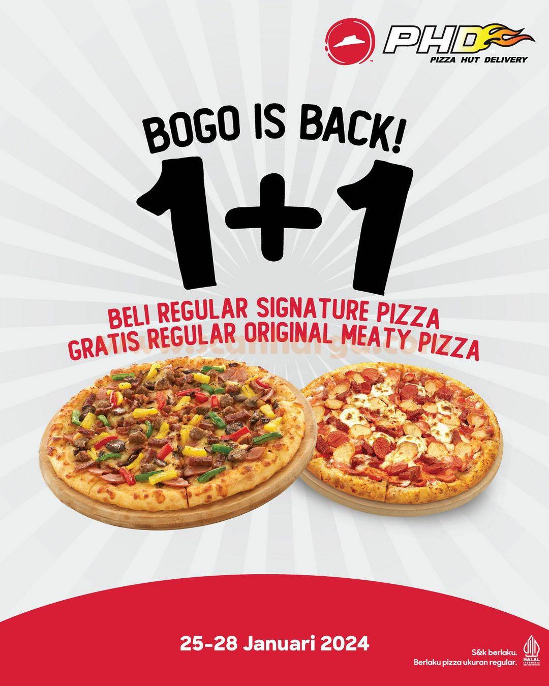 Promo PHD BOGO WEEKEND Spesial Buy 1 Get 1 Free