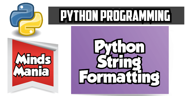 Python String Formatting