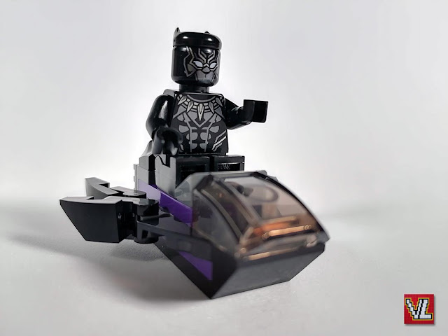 Set LEGO Marvel Super Heroes Magazine Gift 242316 Black Panther with Jet (Pantera Negra com Jato)