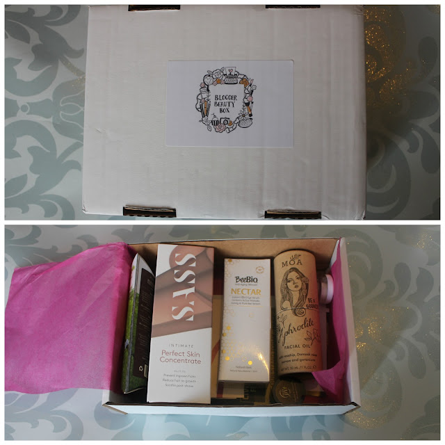 Photograph of the Blogger Beauty Box Contents