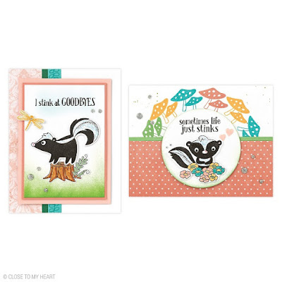 cards created with Little Stinkers—May Stamp of the Month