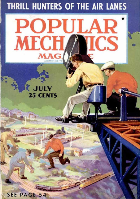 Portadas de la revista Popular Mechanics en los años 30