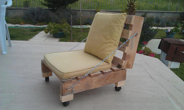 hacer sillon plegable de palets