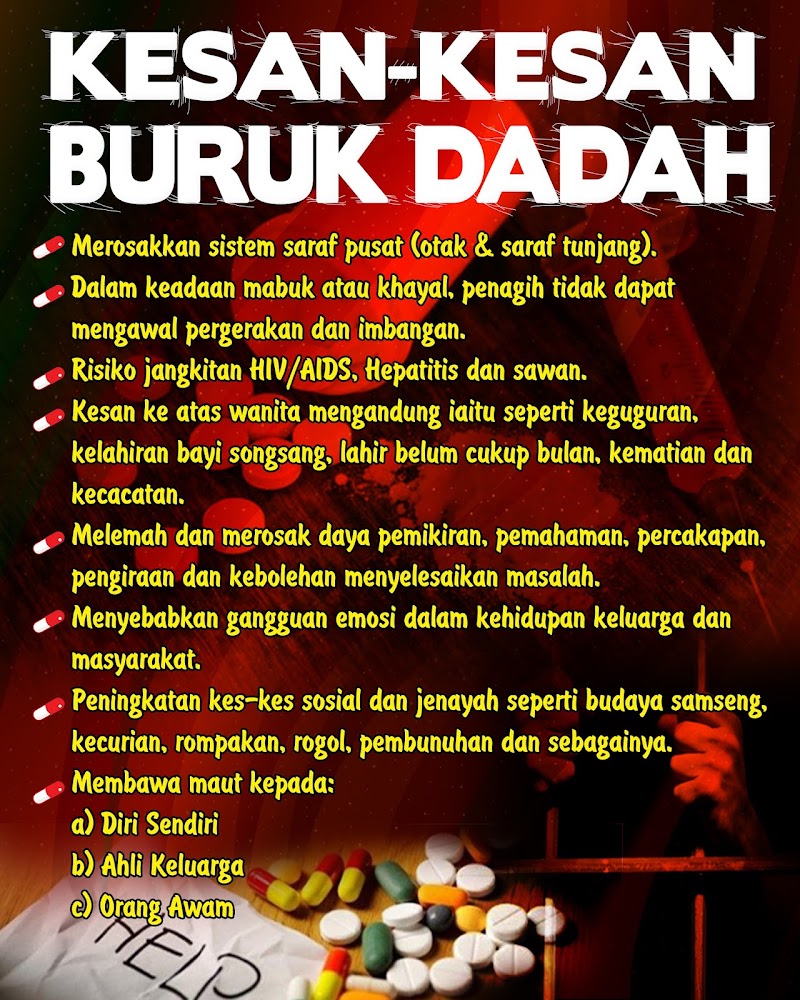 35+ Info Terkini Kesan Pengambilan Dadah