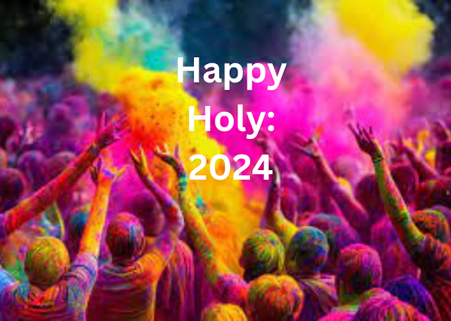 Holi celebration 2024