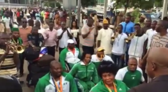 Photos: Nigeria's Rio 2016 paralympics team receives rousing welcome 