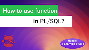 How to use function in PL/SQL? - Responsive Blogger Template