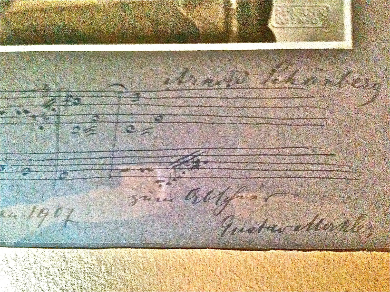 The Music Antiquarian Blog Mahler S Autographed