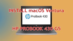 Install Hackintosh di HP Probook 430 G5