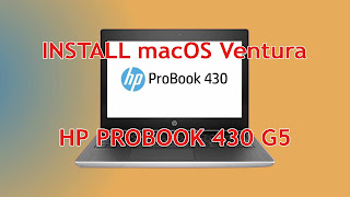 install hackintosh di hp probook 430 g5