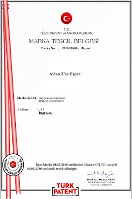 A'dan Z'ye Espor Türk Patent Marka Tescili