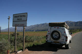 Swartberg Pass gesluit - closed