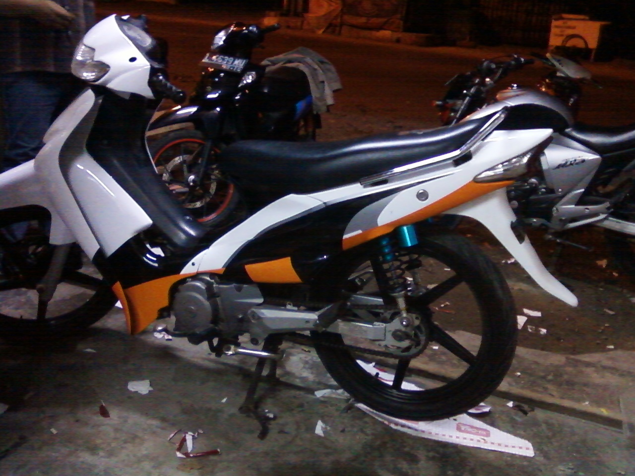 Modifikasi Suzuki Smash New Titan Racing Drag Simpel 