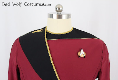 Men's TNG season 1 admiral jacket sewing pattern