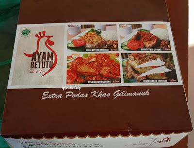 dus ayam betutu Ibu Nia