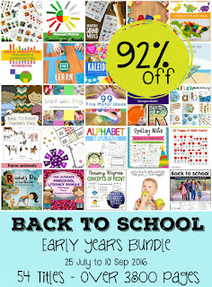 Back to school bundle of printables and ebooks