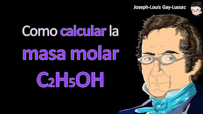 Como calcular la masa molar de C2H5OH a cuatro cifras significativas