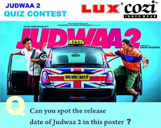 Lux Cozi Judwaa 2 contest