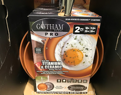 Cook healthier meals in the kitchen with Gotham Steel Pro Ceramic Non-Stick Frying Pans (2 piece set)