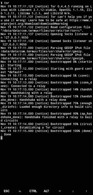 Termux'da Tor Tarayıcı Nasıl Kurulur ve Çalıştırılır. (rootsuz)