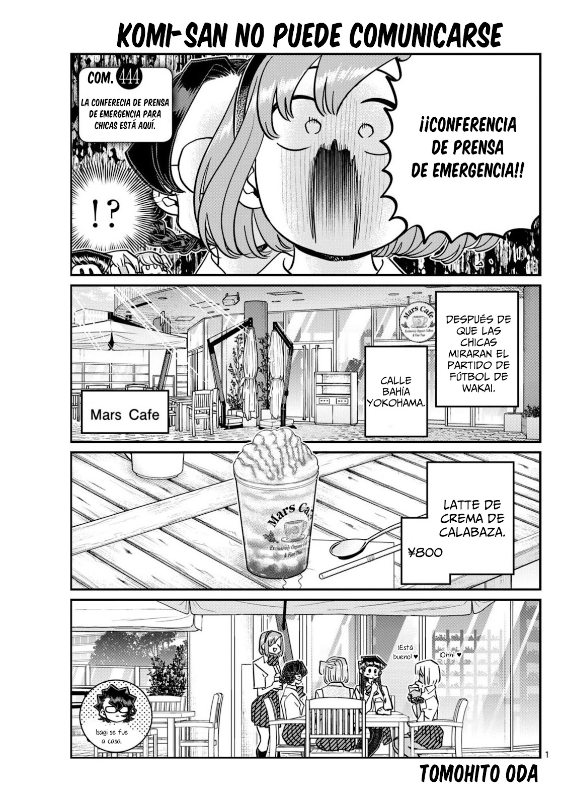 Komi-san wa, Comyushou desu.: Chapter 444 - Page 1
