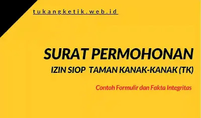 Surat Permohonan izin Pendirian Satuan Pendidikan