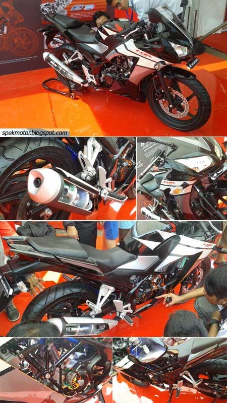 Foto & Gambar Honda CBR150R Lokal Launching JIExpo  Spek 