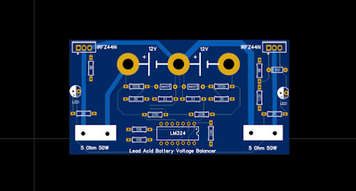 Battery balancer / Equalizer for 12V Batteries