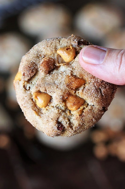 Butter Pecan Cake Mix Cookies with Butterscotch Chips Image