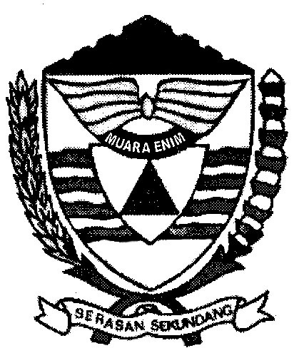 de Professor logo  Pemkab  Muara  Enim  Tidak berwarna