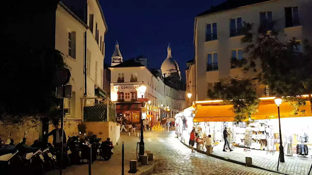 Montmartre de noche