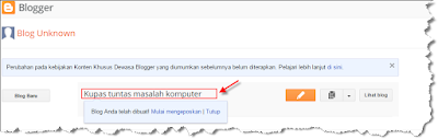 cara membuat blog di blogspot