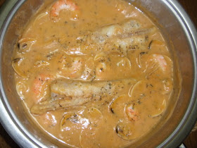 RAPE CON ALMEJAS Y LANGOSTINOS