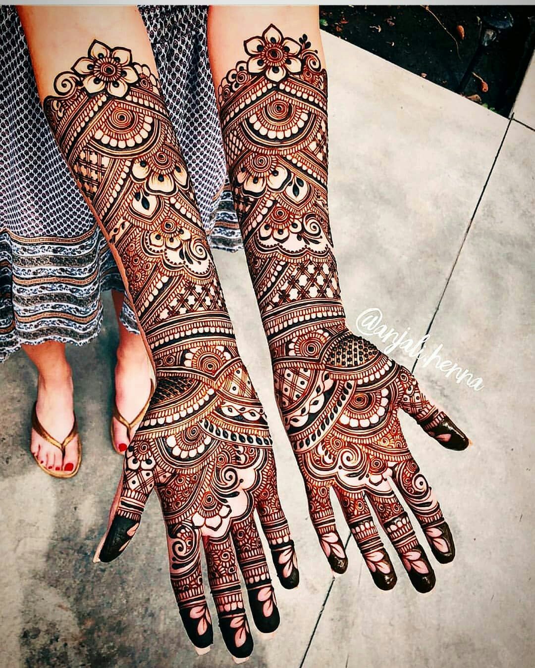 45 Latest Full Hand Mehndi Designs New Full Mehndi Design To