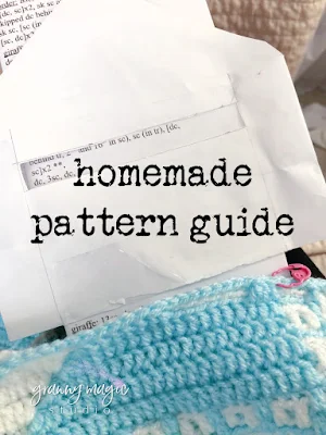 I used an envelope to create a pattern guide.