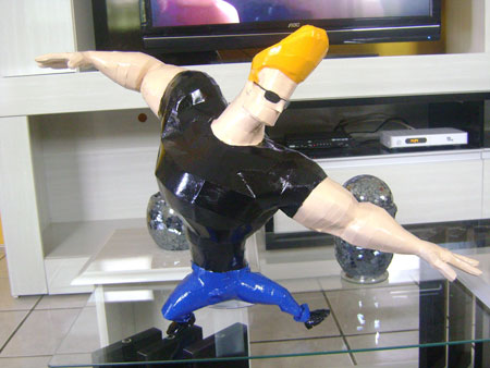 Johnny Bravo Papercraft