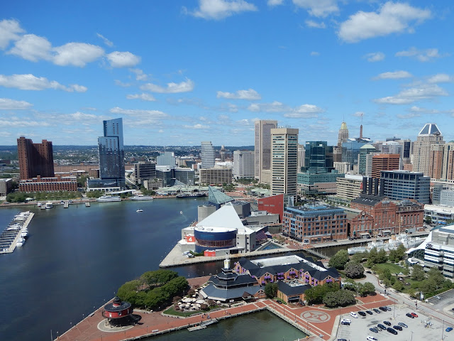 view from room at Baltimore Waterfront Marriott