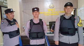 Antisipasi GKTM dari Luar, Personil Polsek Purwakarta Polres Cilegon Laksanakan sispam Mako