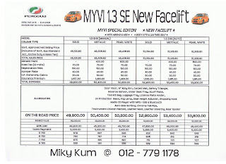 Miky@Perodua: PERODUA ALZA / MYVi / ViVA